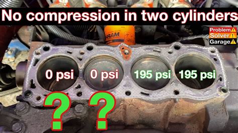 LOW or NO compression in all cylinders 